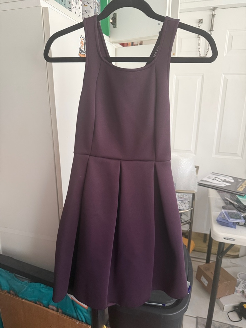 Express Plum Sleeveless Dress